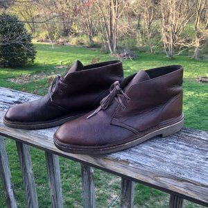 Dark Brown Leather Clarks